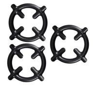 Uonlytech 3 pezzi Supporto Pentola in Ghisa per Cucine a Gas Antiscivolo e Stabile per Cucine Domestiche Ristoranti e Campeggio