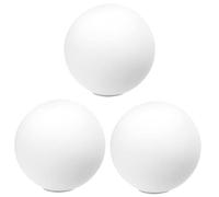 Uonlytech 3 Pz Paralume a Sfera Bianco Latte Lampada a Forma Di Globo Paralume Da Pavimento Lampadari in Copertura Del Lampione Soffitto Lampada Da Scrivania Bianca G9 Acrilico