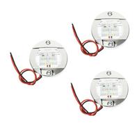 Uonlytech 3 Set Auto Luce Di Segnale Laterale Luci Dei Freni Luci Impermeabili Lampada Di Navigazione Per Barche Luci Di Navigazione Per Barche Luci Laterali Luci Di Segnalazione Per Barche