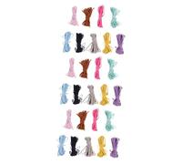 Uonlytech 3 Set Cintura da Passeggio Elastico Intrecciato Fascia Elastica Elasticizzata Elastico da Cucire Gruppo Musicale Bande Elastiche per Colorate Nylon Colore Casuale 9 Pezzi * 3