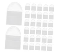 Uonlytech 30pezzi Buste Protettive Per in Pvc Trasparente Custodie Individuali Per Collane e Orecchini Piccole Buste Di Plastica Per Imballaggio e Protezione Di Pietre Preziose e Monete