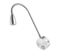 Uonlytech 360grado Luce Da Parete Led Flessibile Con Braccio Illuminazione Calda Per Studio e Lettura Applique Argento Per Camera Da Letto e Corridoio