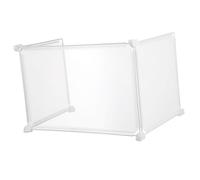 Uonlytech 3pezzi Barriera Parasputi Trasparente per Scrivania Pz Protezione Gocce e Colpi di Tosse per Ufficio Banche e Scuole Montaggio Facile Senza Attrezzi Divisori Protettivi Stabili