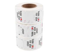 Uonlytech 3Roll Adesivi Thank You For Your Order Etichette Rotonde per Piccole Imprese Sigilli per Buste Confezioni Regalo e Scatole da Spedizione Facili da Staccare e Resistenti al Colore