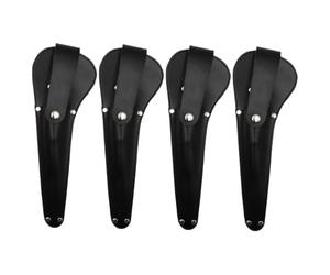 Uonlytech 4 Pezzi custodia per forbici Caso a forbice coperture a forbice cesoie custodia protettiva per forbici sarto copertura protettiva a a a per pu Nero