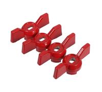 Uonlytech 4 Pezzi Maniglia Valvola a Sfera Rubinetto Esterno Leva Intercettazione Acqua Compatibile 6X10Mm Sostituzione Maniglia Leva Valvola Giardino Installazione Rapida