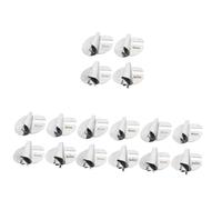 Uonlytech 4 Set Bigodino Piccolo Piedi della Macchina da Cucire Allegati Raccoglitore Pinza Crimpatrice Piedino Orlatore per Macchina da Cucire Piedino per Cucire in Acciaio 4 Pezzi * 4