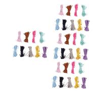 Uonlytech 4 Set Cintura da Passeggio Cucire Elastico Intrecciato Elastici Cinturino Cucito Nastro Elastico Bande Banda Elastica Colori Assortito Colorato Nylon Colore Casuale 9 Pezzi * 4