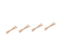 Uonlytech 4 Set Navetta per Tessitura Strumenti per Annodare E Tessere Lavorare A Maglia Maglieria Cucire Utensili Accessori A Maglia Gadget all'Uncinetto Navetta Piccola di Legno 2 Pezzi*4
