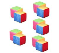 Uonlytech 4 Set Peluche Apprendimento Dei Cubi Tascabili Da Tasca Giochi Da Tavolo Dadi Cubo Learning Toy Dati Con Tasca Chiara Giocare A Dadi Story Cubes Game Stoffa 2 Pezzi * 4