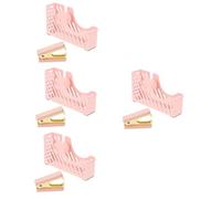 Uonlytech 4 Set Pinzatrice Professionale con Dispenser per Nastro e Rimuovi Punti Accessori Pratici per Scrivania e Attività Creative