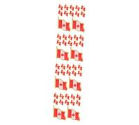 Uonlytech 4 Set Spilla Bandiera Pin A Foglia D'acero Distintivo Foglia D'acero Oh Perni Toppa Spilla in Metallo Fermaglio Per Spilla Spille Ferro Da Stiro Rosso 25 Pezzi*4