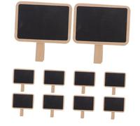 Uonlytech 40 Mini Clip in Legno per Lavagna Rettangolare, Etichette con Messaggio per Bacheca, Segnaposto con Numero di Tavolo, Accessori per Eventi, Ristoranti e Casa