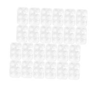 Uonlytech 40 Pezzi di Colori Vernice Palette di Miscelazione Ad Acquerello Rettangolare di Vassoi di Pigmenti Pallet di Vernice Plastica