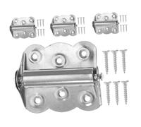 Uonlytech 4pezzi Cerniere Per Porte in Acciaio Inossidabile Con Viti Cerniere Farfalla Per Mobili Da Casa Chiusura Automatica Delle Porte Supporto Per Carichi Pesanti Per Zanzariera in Legno