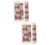 Uonlytech 4pezzi Coprimaniglie Per Frigorifero Ricamato Da Eleganti Coperture Per Elettrodomestici Facili Da Lavare Lavatrice e Pratiche Usare