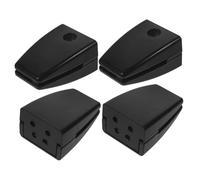 Uonlytech 4pezzi Morsetto per Divisori Scrivania in Alluminio Regolabile per Diversi Spessori Clip Supporto per Deflettori Tavolo