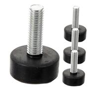 Uonlytech 4pezzi Piedini Di Gomma Per Mobili Cuscinetti Antiscivolo in Gomma Livellatori Per Tavoli Piedini Per Mobili Cuscinetti Antivibranti Per Supporto