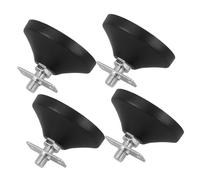 Uonlytech 4Pezzi Piedini Regolabili Girevoli Antiscivolo per Tavolo da Calcio Balilla Gambe per Mobili 3,5 Pollici Facile Installazione Fondo in Nylon per Tutti i Pavimenti