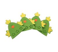 Uonlytech 4pezzi Sacchetti Per Uova Di Pasqua Con Decorazioni Forma Di Pulcino Coperture Riutilizzabili Per Uova Accessori Per Feste Di e Pasqua