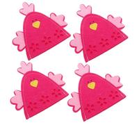 Uonlytech 4pezzi Sacchetti Per Uova Di Pasqua Forma Di Pulcino Coperture Decorative Riutilizzabili Per Festeggiamenti Pasquali e Decorazioni Primaverili