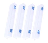 Uonlytech 4pezzi Scatola Portatile Trasparente Per Riporre Pennelli Da Pittura Organizer Per Utensili Portatili Scatola Per Dipingere Fibbia