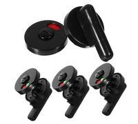 Uonlytech 4pezzi Serratura Per Porte Di Bagno in Plastica Con Indicatore Occupato Rosso e Verde Antiruggine e Resistente Per Wc Pubblico Spogliatoi Punti Di Interesse Pubblico
