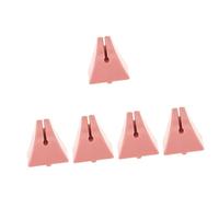 Uonlytech 5 Pezzi Accessori per Macchine da Maglieria in Lana Macchine per Maglieria Cucire avvolgitore per Lana guidafilo per Lavorare a Maglia Ugello per Maglieria plastica Rosa