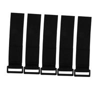 Uonlytech 5 pezzi Cinghie Elastiche in Nylon con Fibbia e Chiusura Strappo per Fissaggio Rapido e Organizzazione Corde per Casa Ufficio e Viaggio