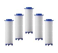 Uonlytech 5 pezzi Filtro Doccia Sostitutivo in Accessorio per Soffione Filtraggio e Sedimenti per Acqua Pulita e
