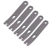 Uonlytech 5 Pezzi Mini Leve in Acciaio Inossidabile con Curvatura Manovella per Esterni Strumenti Compatti per Sollevare Chiodi Leva Portachiavi Pratici per Campeggio e Uso Quotidiano