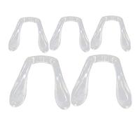 Uonlytech 5 pezzi Naselli Morbidi Silicone per Sole e Antiscivolo Comfort Segni Compatibili con Montature Piane