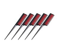 Uonlytech 5 Pezzi Pettine per Tinta Chioma e Trattamento Chioma Secchi in ABS Asciugatura Rapida per Parrucchieri Professionisti in Salone e Applicazione Domestica