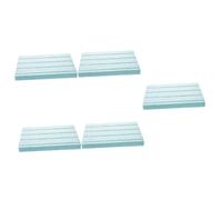 Uonlytech 5 Pezzi Piatto di Fondo per Montagna per La Scheda in Schiuma ASSE Pannello di Schiuma Schede di Schiuma Modellazione Polistirolo Bianco Carta Colorata Pannelli a Parete Sky-Blue