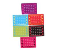 Uonlytech 5 set Carte Telepatiche per Trucchi Magici Gioco di Previsione e Calcolo Mentale per Spettacoli e Feste Carte Plastificate per Lettura Mentale e Intrattenimento Interattivo