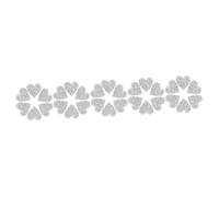 Uonlytech 5 Set Love Diamond Patch Cucire Ab Chiaro Vestire Mescolare Applicazione Borsa Decorazione delle Toppe della Valigia Toppe per Vestiti Cerotti Trapano in Resina Argento 6 Pezzi*5