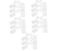 Uonlytech 5 Set Portachiavi Sottoposto Sublimazione Da Ciondoli Acrilici Trasparenti Per Creazioni Fai Da Te Per Personalizzazione E Applicazioni Trasferimento Termico 6 Pezzi*5