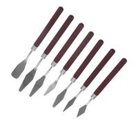 Uonlytech 5 Set Raschietto Per Pittura Parete Raschietti Per Vernice Raschiatore Colore Attrezzo Arte Spatola Di Pittura Strumenti Spatola Pittura Miscelatore Di Vernici Di Legno 7 Pezzi*5