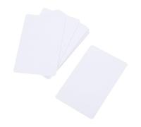 Uonlytech 50 Pezzi Carte Chip Intelligenti Pvc Bianche Personalizzabili, | Doppia Impressione, Risultati Nitidi, Superficie Liscia, per Eventi e Ufficio