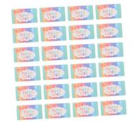 Uonlytech 50 pezzi Carte Incentivo Perforate Decorative per Materiale Resistente Colori Vivaci per Educazione e Motivazione Classe