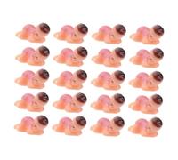 Uonlytech 50 pezzi Miniature Addormentati Decorazioni Plastiche per Shower e Casa Ornamentazione da Tavolo in Plastica Riutilizzabile Figurine Artistiche per Festa e Ufficio