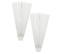 Uonlytech 50 Pezzi Produzione di Palo di Fiori Gambo di Fiore Decorativo Steli Vegetali Steli di Fiori Artificiali Gambo di Fiore per Il Matrimonio Steli di Fiori Finti Ferro da Stiro Verde