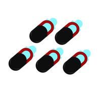 Uonlytech 5pezzi Coperchio Webcam per Telefono e Computer Copertura Webcam Resistente Copri Pratico Blocca Obiettivo Fotocamera Protezione Privacy