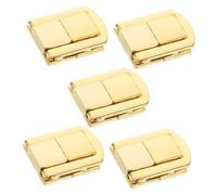 Uonlytech 5pezzi Retro Decorative Toggle Catch Lock Zinc Alloy for Suitcases Chests and Jewelry Boxes Secure Latch Clasp for Craft Projects and Storage