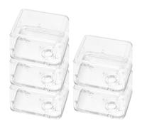 Uonlytech 5pezzi Scatola di Carica per Carillon Copertura Trasparente per Movimento Musicale Organizer da Scrivania in Plastica Scatola di Carica Manuale per Decorazioni e Accessori