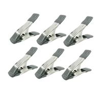 Uonlytech 6 Morsetti a Molla in Mussola da 4 Pollici Clip di Supporto per Fondali Fotografici Clip Resistenti per E Cabina Fotografica