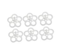 Uonlytech 6 Pezzi 5 Health Pot Steamed Egg Rack Multi-Fori Egg Rack Steam Rack Egg Stand Egg Cooker Rack Egg Steamed Rack Cooker Egg Rack Steaming Egg Racks Rack Plastica