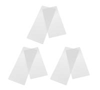 Uonlytech 6 Pezzi Base Piatta Rettangolare in Plastica Bianca per Borse a Mano e Tote Bag, Mantiene la Forma Senza Aggiungere Peso Extra, per Creazioni Fai-da-Te