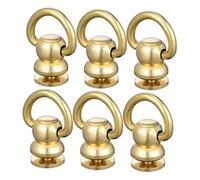 Uonlytech 6 Pezzi Fibbie Girevoli per Borse in Resistente Rivetti Artigianali per Accessori Te con Anello Sicuro per Fissaggi e Durevoli Forniture per Creazione Borse e Custodie