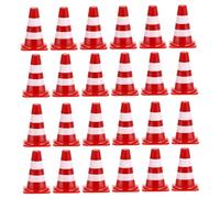 Uonlytech 60 Pezzi Segnali Stradali e Coni di Traffico Educativi e Facili da Trasportare per Gioco Didattico per Apprendimento Sicurezza Stradale all Aperto Giardino